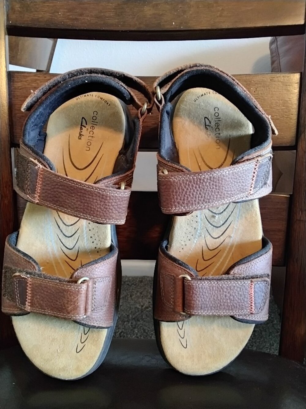 Clarks Hapsford Creek Fisherman Sandal, Size 10